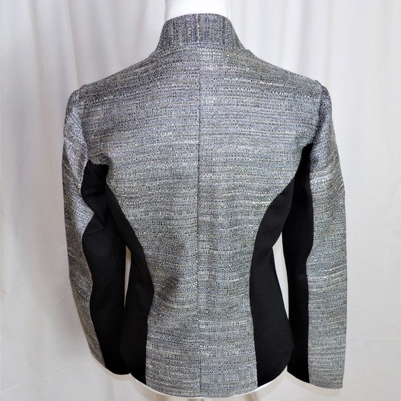 Maurices Silvery Stitched Blazer Jacket - Picture 6 of 7